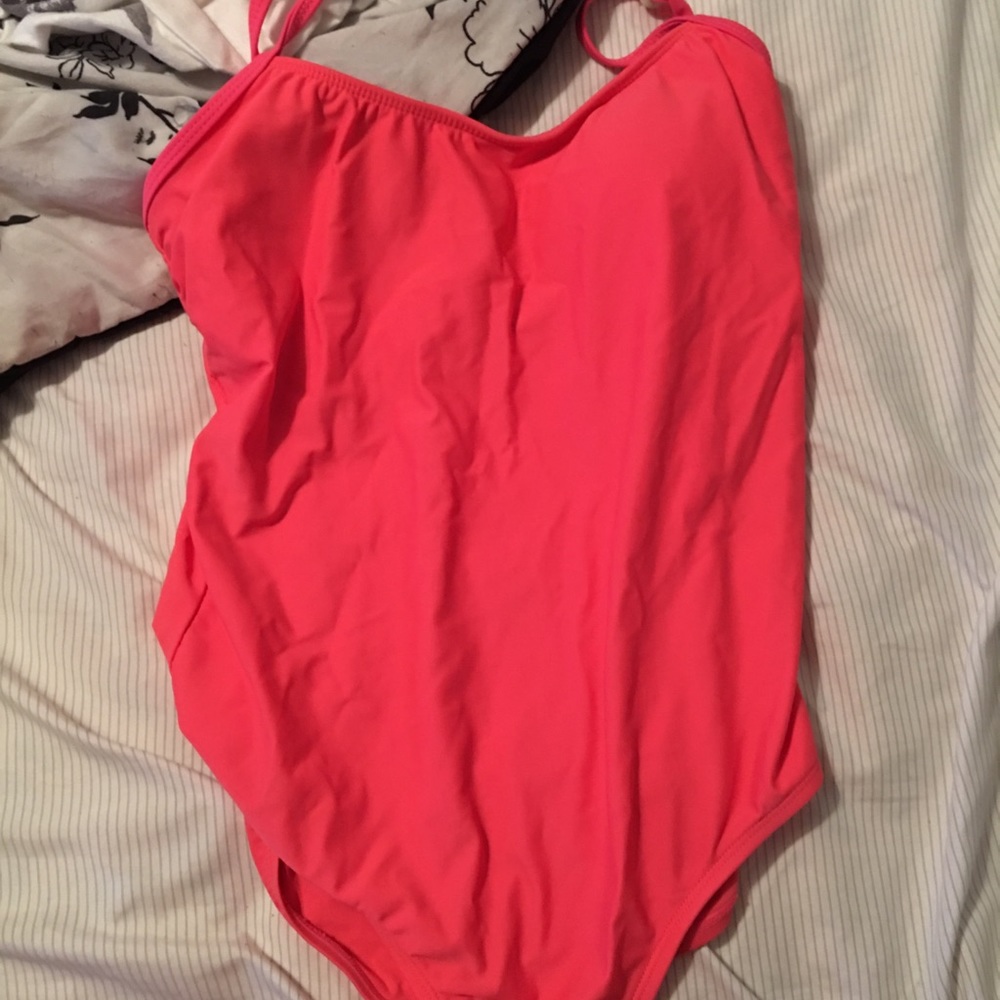 Pink one piece